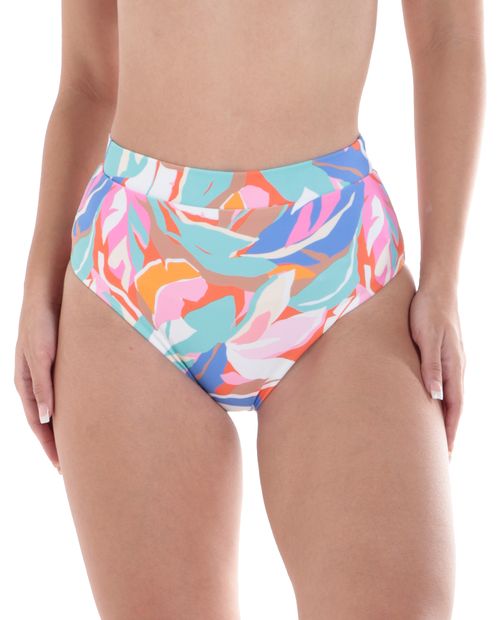Bikini bottom Raisins and Leilani estampada de cintura alta para mujer