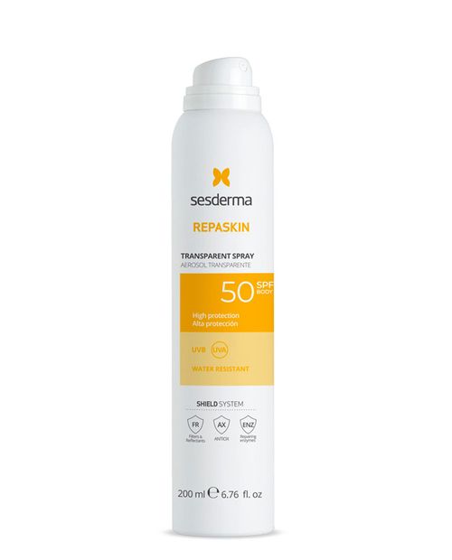 Protector Solar Repaskin Transparente FPS 50 200 ml