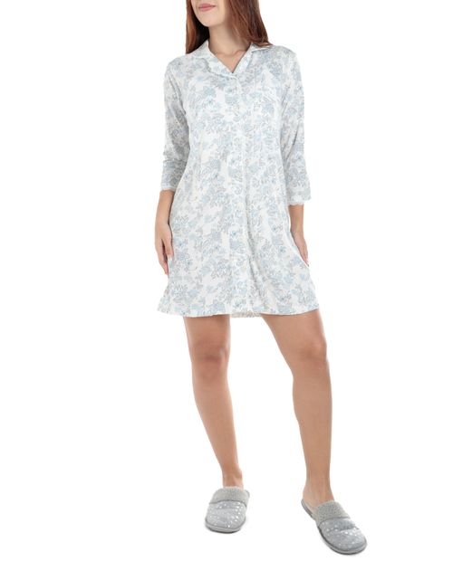 Camisón Nicolle estampado mangas 3/4 para mujer