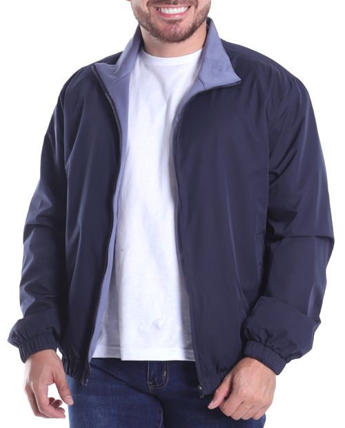 Chaqueta Unexpected azul navy sólida para hombre