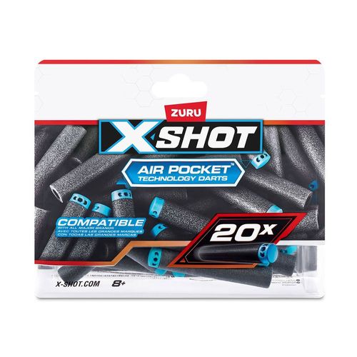 Zuru X-Shot Excel Set Recambio 20 Dardos Air Pocket