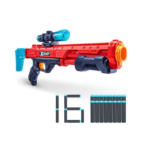 Zuru X-Shot Lanzador Ojo de Alcón Visión de Precisión Incluye 16 Dardos