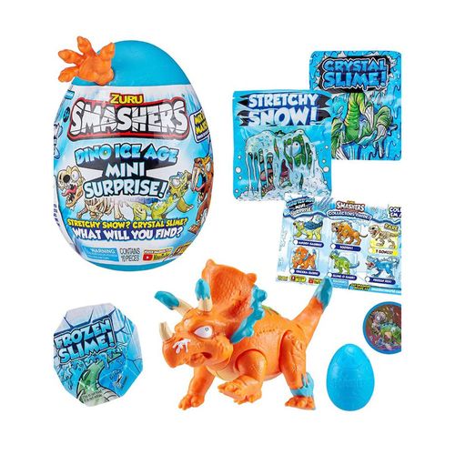 Zuru Smashers Jurassic Dino Mini Huevos Era de Hielo Sorpresa Coleccionables