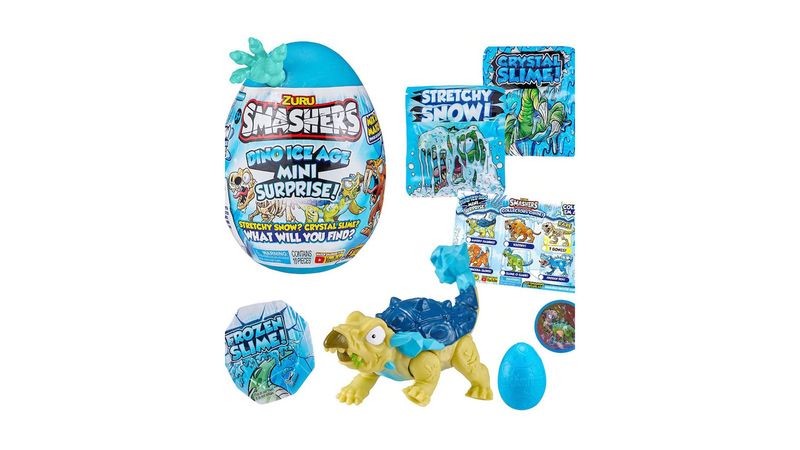 Zuru Smashers Jurassic Dino Mini Huevos Era de Hielo Sorpresa