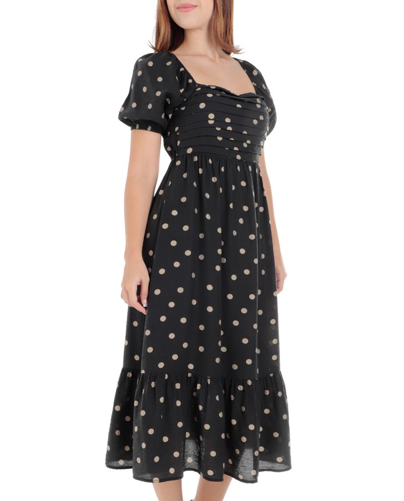 104726248-Vestido-Mine-midi-de-puntos-manga-corta-para-mujer