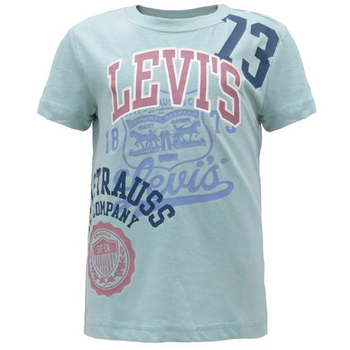 Camiseta verde con estampado para niño