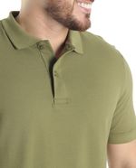 104721863-Camisa-polo-basica-Gents-verde-oliva-texturizada-para-hombre