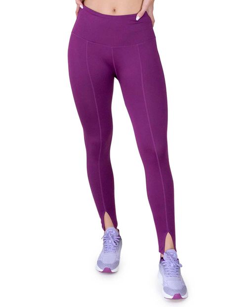 Leggings deportiva Everlast morada cintura alta para mujer