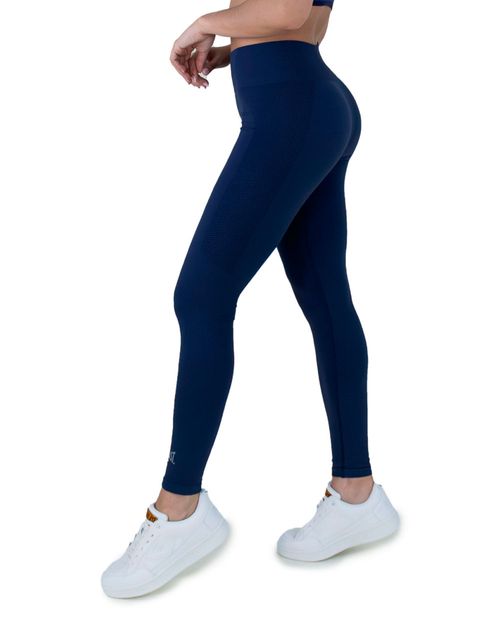 Leggings deportiva Everlast azul cintura alta para mujer