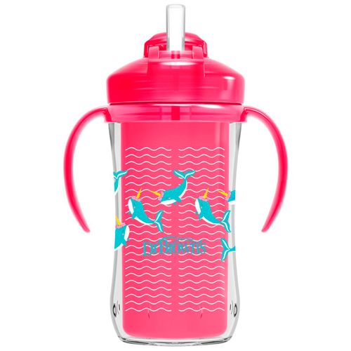 Vaso con pajilla 10 oz
