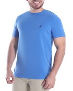 104740298-Camiseta-basica-Nautica-azul-solida-para-hombre