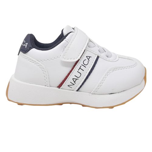 Zapato deportivo casual Nautica blanco para niño bebé