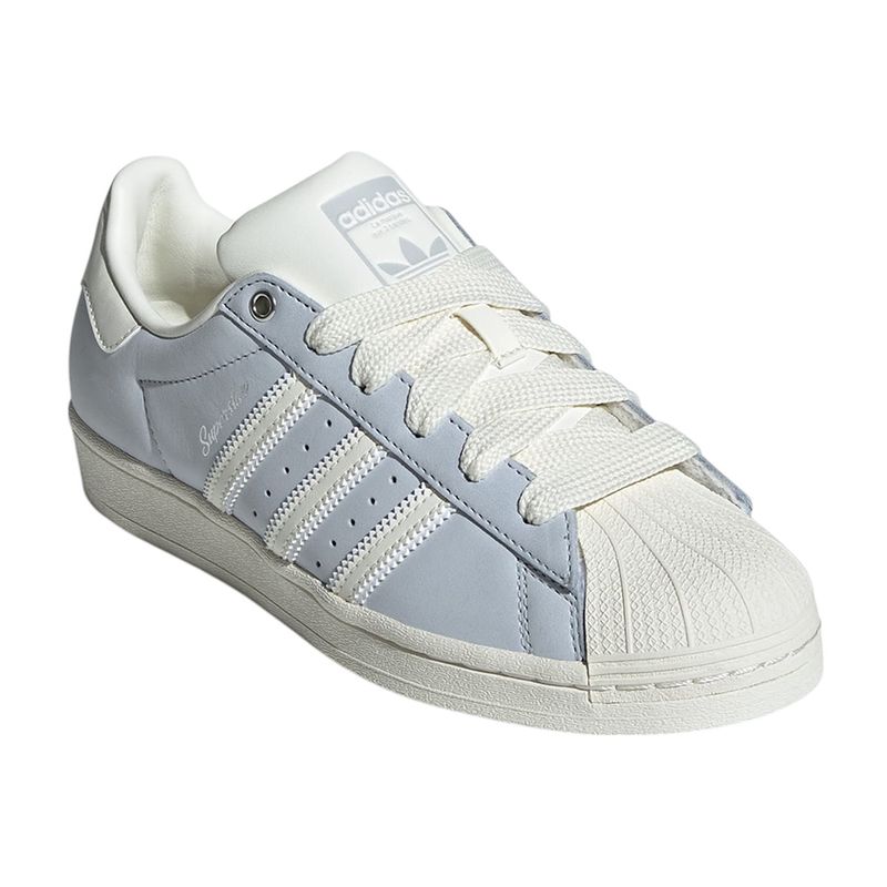 Adidas superstar blancas y celestes best sale