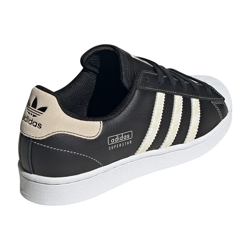 Zapato Adidas Originals Superstar casual negro para mujer