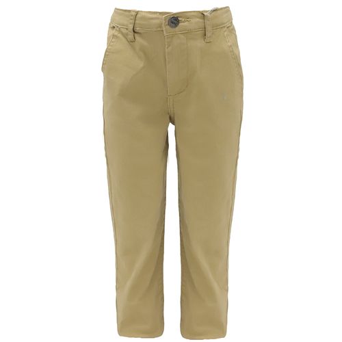 Pantalón beige sólido para niño