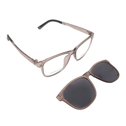 Aro clip on completo cuadrado Maxima acetato para mujer