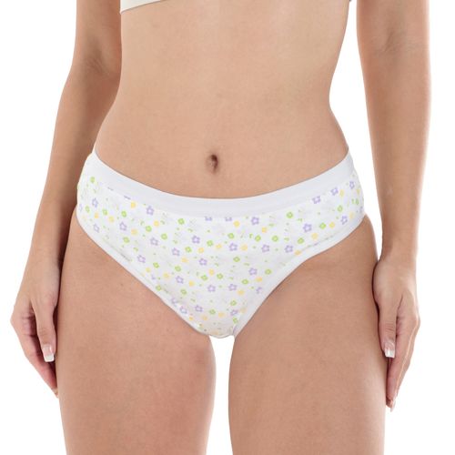 Panti Accente estampado de cintura media para mujer