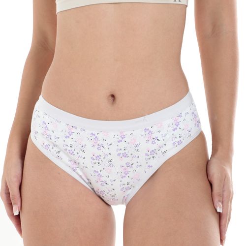 Panti Accente estampado de cintura media para mujer