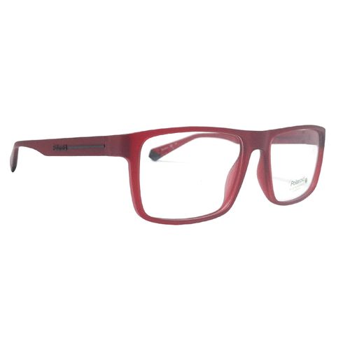 Aro completo rectangular Polaroid acetato unisex
