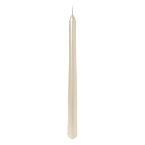 Juego de 4 velas tapers  25x2 cm