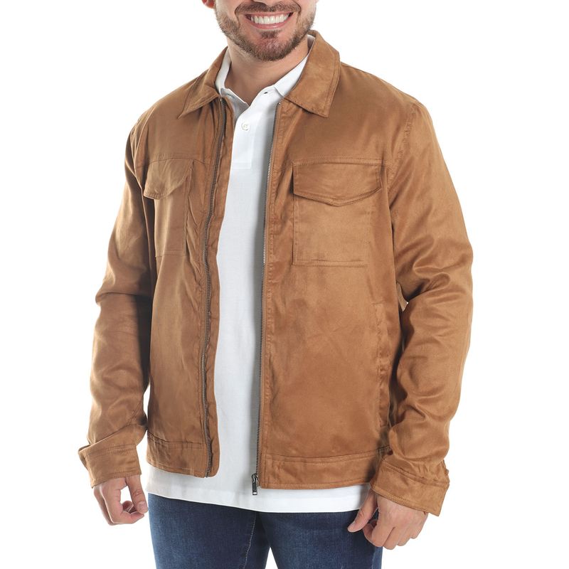 Cómo Combinar Outfit Cazadora Cafe Hombre Chaqueta Azul Azul