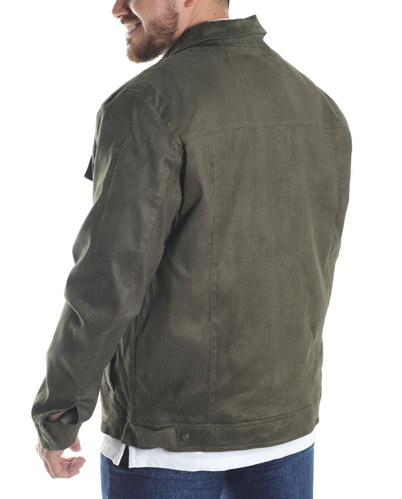 104565506-Chaqueta-de-gamuza-Gents-verde-olivo-texturizada-para-hombre
