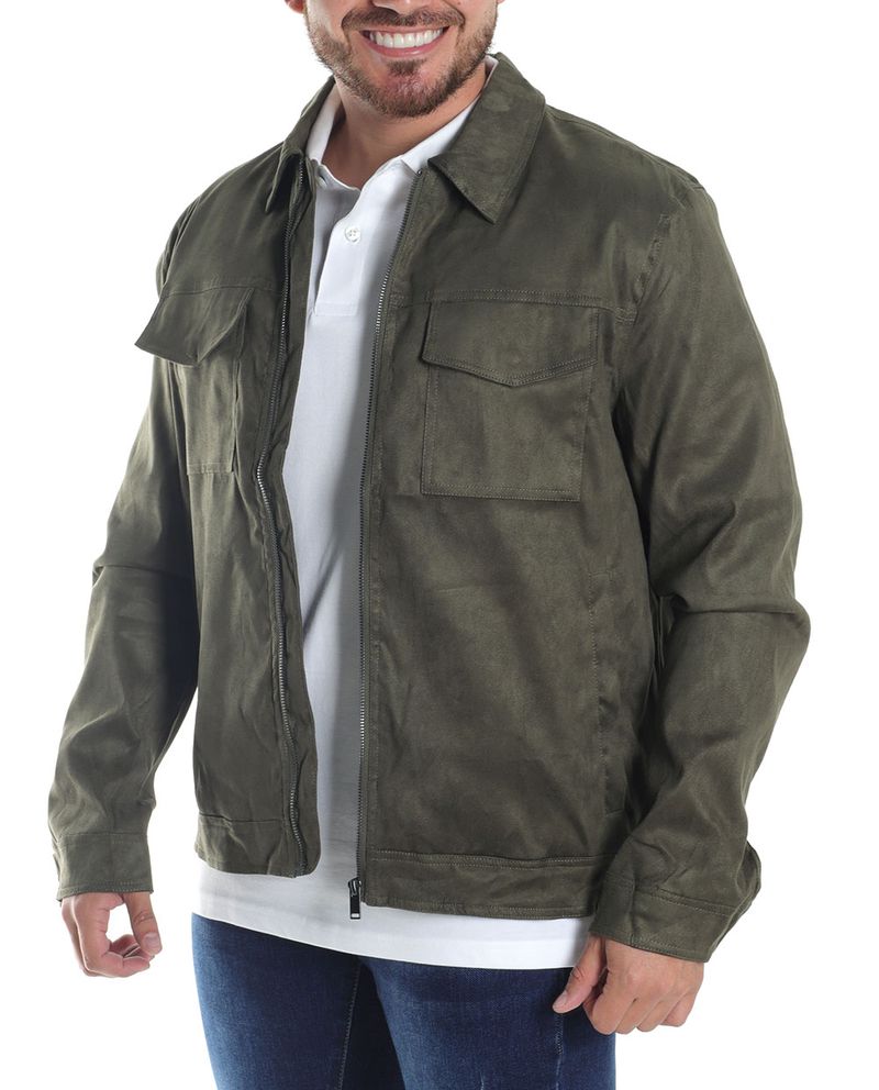 104565506-Chaqueta-de-gamuza-Gents-verde-olivo-texturizada-para-hombre