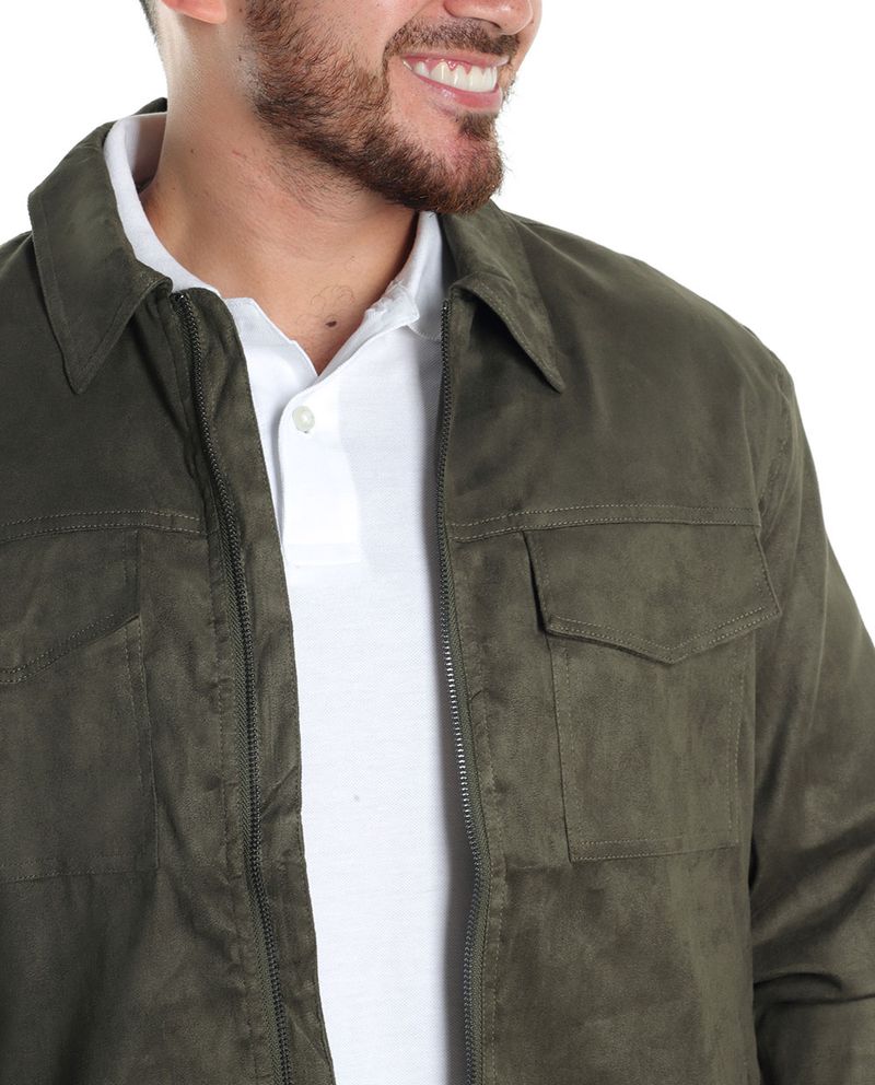 104565506-Chaqueta-de-gamuza-Gents-verde-olivo-texturizada-para-hombre