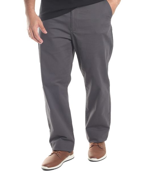 Pantalón casual chino Nautica gris sólido para hombre