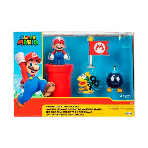 Super Mario Diorama Cubierta para Aeronave de Bowser 1