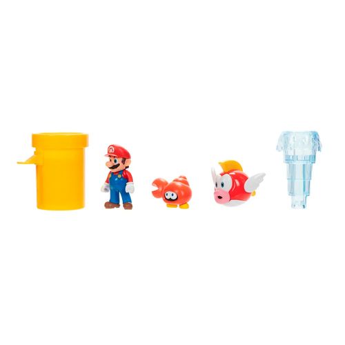 Super Mario Set de Juego Archipiélago de Almíbar 2 Figuras