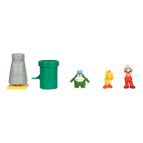 Super Mario Diorama Del Desierto 4 Figuras