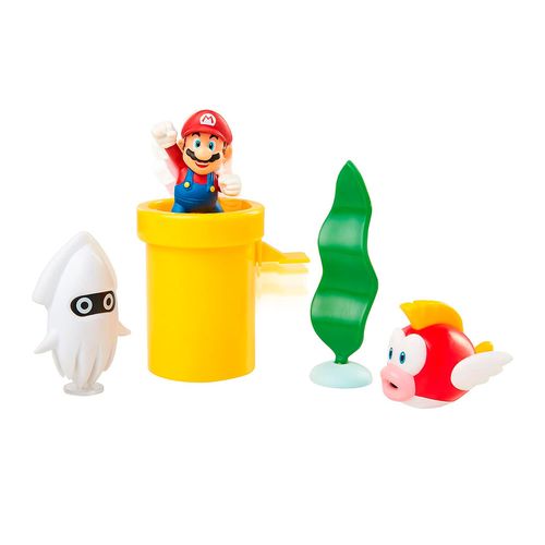 Diorama marino de Super Mario