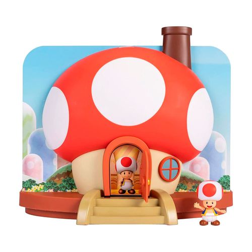Super Mario Set de Juego Casa de Lujo Toad