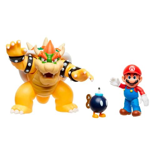Diorama de Super Mario Mario contra Bowser