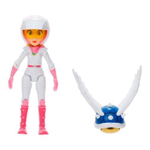 Super Mario Bros Movie Figura de 5 Pulgadas Peach Con Accesorio