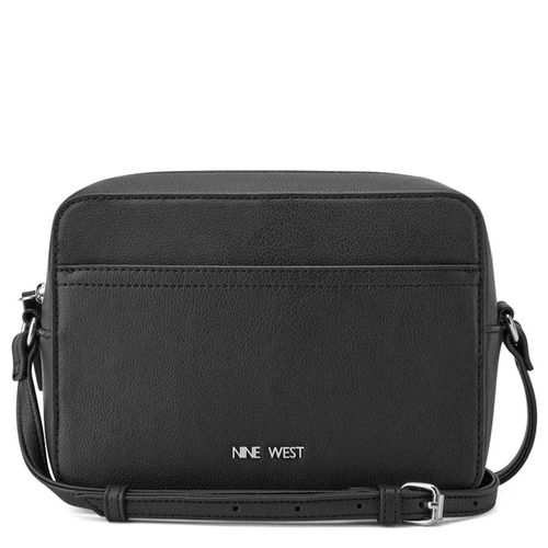 Cartera crossbody Nine West Bowie color negro para mujer