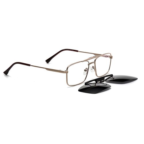 Aro clip on completo cuadrado Maxima acetato para hombre