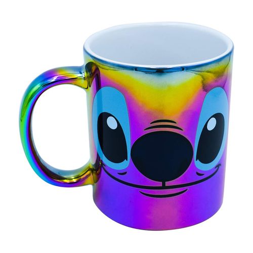 Taza iridiscente de cerámica Disney Stitch