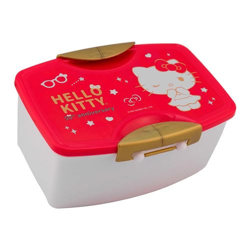 Déposito para comida con cubiertos Sanrio Hello Kitty