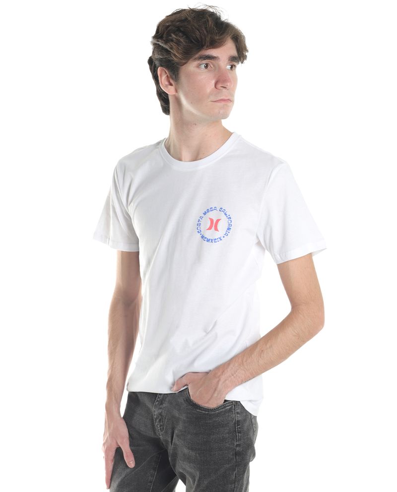 104740569-Camiseta-Hurley-blanca-con-estampado-playero-para-hombre