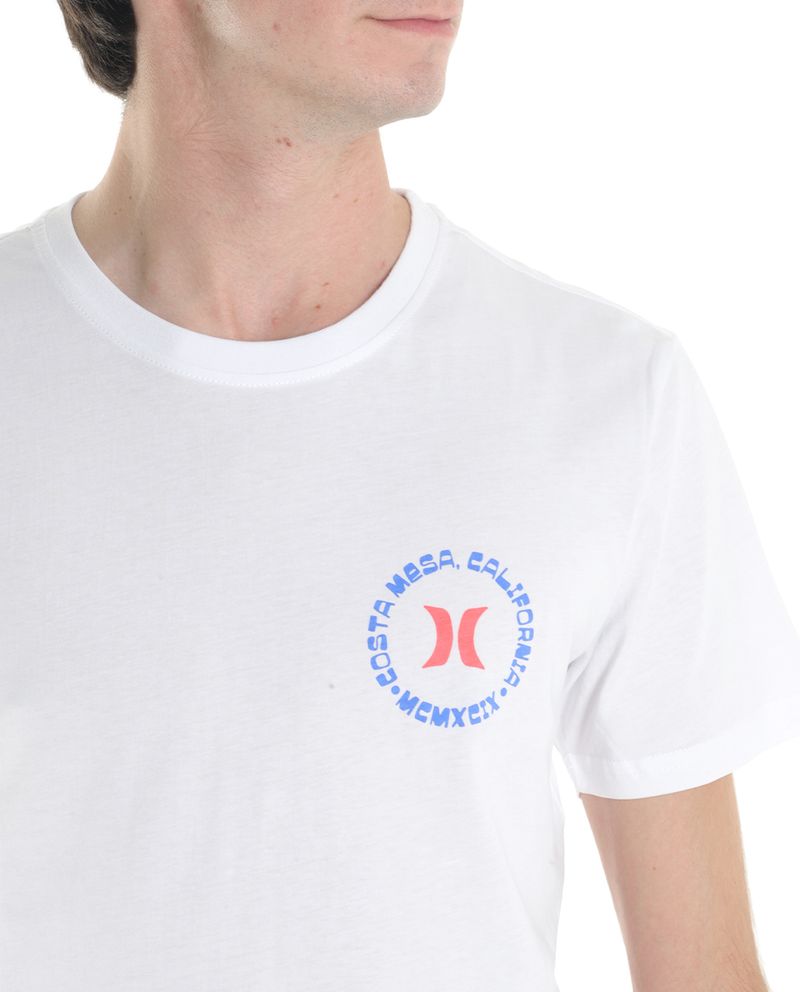104740569-Camiseta-Hurley-blanca-con-estampado-playero-para-hombre