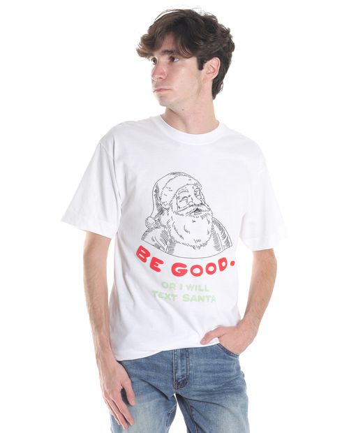Camiseta Orange blanca "Be Good…" para hombre