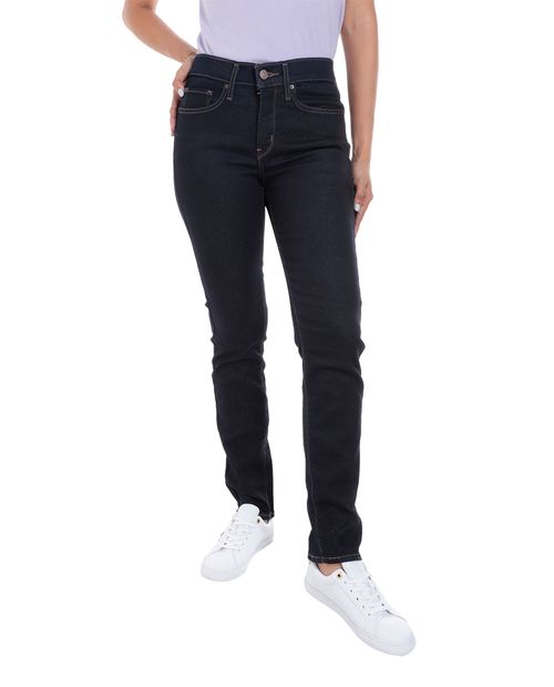 Jeans Levi's 312 slim azul de cintura alta para mujer