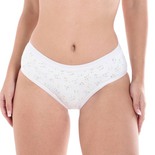 Panti Accente estampado de cintura media para mujer