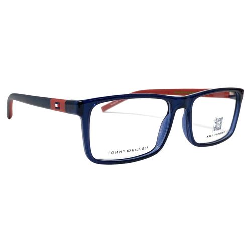 Aro completo rectangular  Tommy Hilfiger acetato unisex