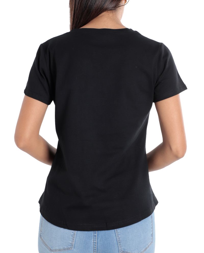 104699980-Camiseta-Nicolle-negra-manga-corta-para-mujer