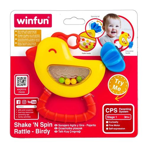 Winfun Sonajero Agita y Gira - Pajarito
