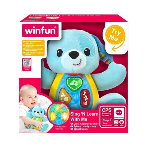 Winfun Canta y Aprende Conmigo - Cachorro Arándano