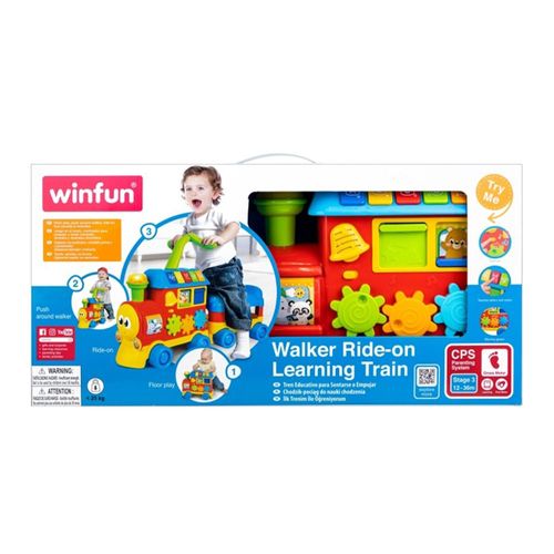 Winfun Tren de Aprendizaje Andador O Montable